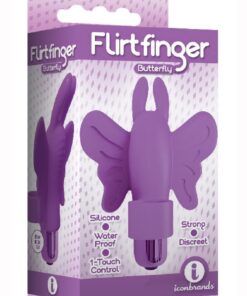 The 9`s - Flirt finger Silicone Butterfly - Purple