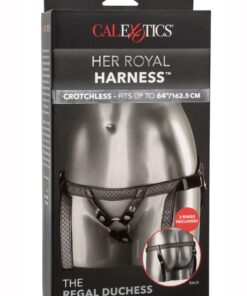 Her Royal Harness The Regal Duchess Adjustable Harness - Pewter