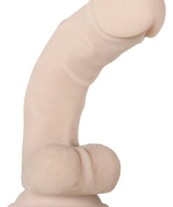 Real Supple Poseable Dildo with Balls 9.5in - Vanilla