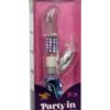 Naughty Bits Party in my Pants Jack Rabbit Rotating and Gyrating Vibrator - Multicolored