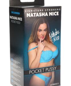 Signature Strokers Natasha Nice Ultraskyn Pocket Masturbator - Pussy - Vanilla