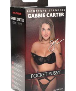 Signature Strokers Gabbie Carter Ultraskyn Pocket Masturbator - Pussy - Vanilla