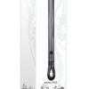 Pen Pal Rechargeable Compact Stainless Steel Vibrator - Black Chrome