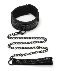 WhipSmart Diamond Collar and Leash - Black