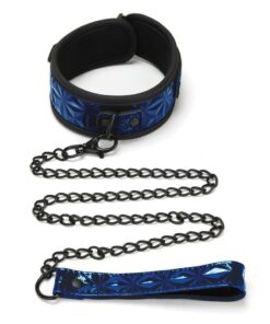 WhipSmart Diamond Collar and Leash - Blue