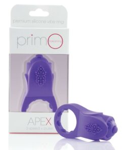 PrimO Apex Silicone Vibrating Ring - Purple