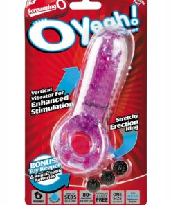 O Yeah Vibrating Cock Ring - Purple