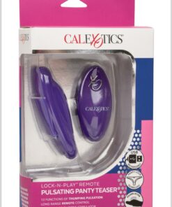 Lock-N-Play Silicone Rechargeable Panty Vibe - Purple