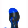 Oxballs Ergo Silicone Butt Plug - Medium - Police Blue Swirl