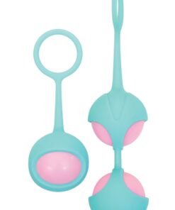 Adam and Eve Eve`s Silicone Kegel Training Set (Set of 2) - Pink/Teal