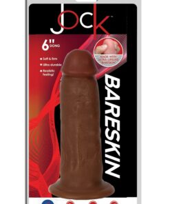 Jock Bareskin Realistic Dong 6in - Caramel