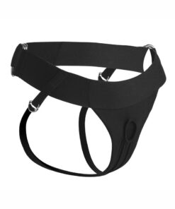 Thinz Londyn Jock Style Adjustable Strap-On Harness - Black