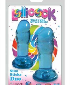 Lollicock Slim Sticks Duo Butt Plugs - Berry
