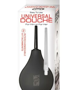 Universal Silicone Douche - Black