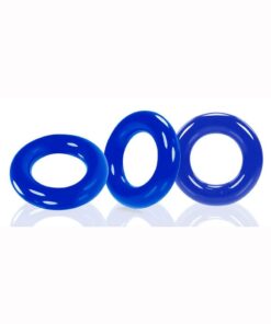 Oxballs Willy Rings Cock Rings (3 pack) - Blue