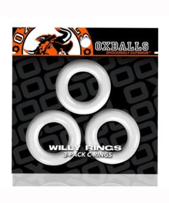 Oxballs Willy Rings Cock Rings (3 pack) - White
