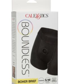 Boundless Boxer Brief Harness - S/M - Black