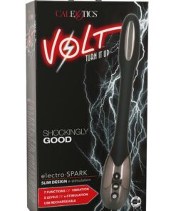 Volt Electro-Spark Rechargeable Electro-Stimulating Massager - Black