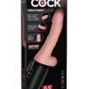 King Cock Plus Thrusting Cock with Balls 6.5in - Vanilla