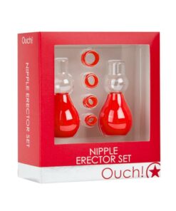 Ouch! Nipple Erector Pump Set - Red