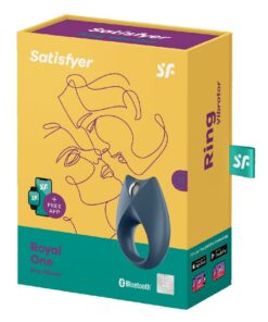 Satisfyer Royal One Rechargeable Silicone Couple`s Ring - Blue