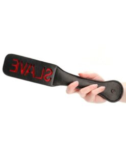 Ouch! Leather Paddle Slave - Black