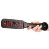 Ouch! Leather Paddle Spank - Black