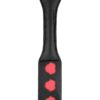 Ouch! Leather Paddle Lips - Black