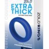 ZOLO Extra Thick Silicone Cock Ring - Navy