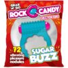 Rock Candy Sugar Buzz Vibrating Cock Ring - Blue