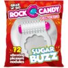 Rock Candy Sugar Buzz Vibrating Cock Ring - White
