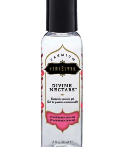 Kama Sutra Divine Nectars Water Based Flavored Body Glide 2oz - Strawberry Dreams
