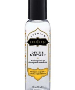 Kama Sutra Divine Nectars Water Based Flavored Body Glide 2oz - Coconut Pineapple