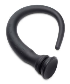 Hosed Tapered Silicone Hose Flexible Anal Play 18in - Black