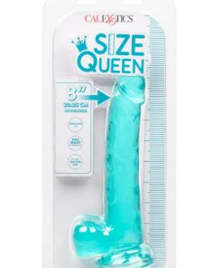Size Queen Dildo - 8in - Blue