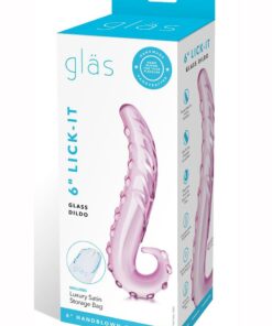 Glax Lix Dildo 6in - Pink