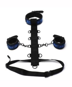 WhipSmart Adjustable Body Harness Restraint (3 piece) - Blue/Black