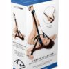 WhipSmart Deluxe Sex Sling with Ankle Restraints - Blue/Black