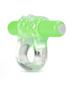 Play with Me Teaser Vibrating Cock Ring - Green