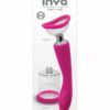 Inya Silicone Rechargeable Pump and Vibrator - Pink
