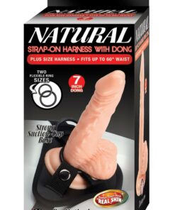 Natural Strap-On Harness with Dong 7in - Vanilla