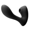 Inya Sonnet Silicone Rechargeable Vibrator with Clitoral Stimulation - Black