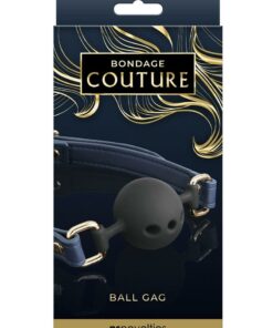 Bondage Couture Ball Gag - Blue