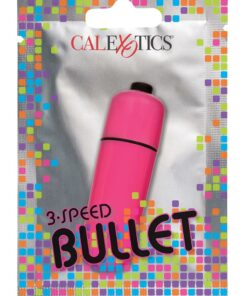 Foil Pack 3-Speed Bullet Vibrator - Pink