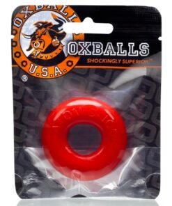 Oxballs Atomic Jock Do-Nut-2 Fatty Cock Ring - Red