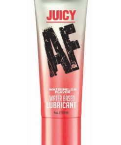 Juicy AF Water Based Flavored Lubricant Watermelon 4oz