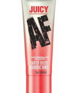Juicy AF Water Based Flavored Lubricant Watermelon 2oz.