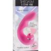 Inmi Shegasm 5 Star Tapping Silicone Rechargeable G-Spot Vibrator with Suction - Pink