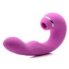 Inmi Shegasm 5 Star Tapping Silicone Rechargeable G-Spot Vibrator with Suction - Pink