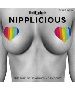 NIPPLICIOUS Rainbow Nipple Pasties - 2 Pairs